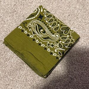Olive green bandana